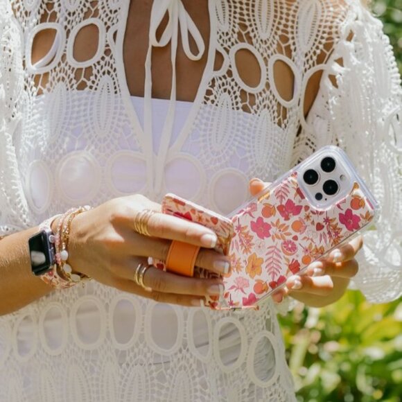 Walli Cases Tropical Floral Magnetic Case and Wallet for iPhone 14 Pro Max - Picture 6 of 6